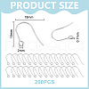 Unicraftale 200Pcs 304 Stainless Steel Earring Hooks STAS-UN0058-59P-5