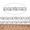 304 Stainless Steel Flower Link Chains CHS-B006-08P-01-3