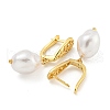 Rack Plating Teardrop Brass Hoop Earrings EJEW-C102-28A-G-2