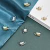 CHGCRAFT 24Pcs 4 Styles Rack Plating Alloy Stud Earring Findings FIND-CA0007-25-4