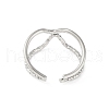 Non-Tarnish 304 Stainless Steel Open Cuff Rings RJEW-S418-02P-3