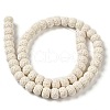 Natural Lava Rock Dyed Beads Strands G-Z036-A01-04-2