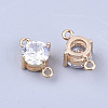 Transparent Glass Links connectors GLAA-T007-12D-2