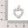 Brass Micro Pave Cubic Zirconia Pendants KK-G520-02P-3