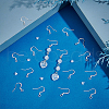 Unicraftale 100Pcs 304 Stainless Steel Earring Hooks STAS-UN0055-13-2