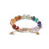 Adjustable Gemstone Finger Rings for Women RJEW-JR00874-02-4