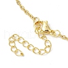 3Pcs 3 Colors Adjustable Stainless Steel Cable Chain Slider Necklace Making AJEW-JB01229-4