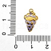 304 Stainless Steel Enamel Charms STAS-M121-11B-G-3