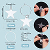 SUNNYCLUE DIY Blank Wine Glass Charm Making Kit DIY-SC0023-79B-2