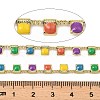 Brass Rectangle Link Chains CHC-C007-03G-02-2