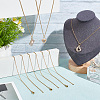  20Pcs Ion Plating(IP) 304 Stainless Steel Cable Chain Necklaces Set MAK-NB0001-24-5
