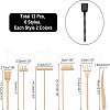  2Sets 2 Colors Plastic Mini Zen Garden Rake DIY-NB0006-91-3