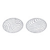 Non-Tarnish 201 Stainless Steel Filigree Pendants X-STAS-S118-061-2