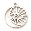 Non-Tarnish 201 Stainless Steel Pendants STAS-G258-09P-2