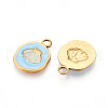 304 Stainless Steel Pendants STAS-N108-03B-G-2