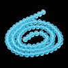 Transparent Glass Beads Strands EGLA-A034-T4mm-MD08-4