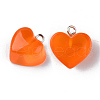 Transparent Resin Pendants X-RESI-R429-30I-2