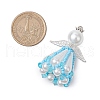 Beaded Angel Charms PALLOY-MZ00435-05-2