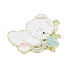 Valentine's Day Alloy Enamel Pendants PALLOY-V001-01C-2