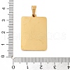 304 Stainless Steel Pendant STAS-M062-01G-H-3