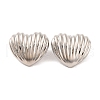 Brass Stud Earrings for Women EJEW-U015-07P-03-1