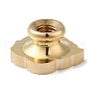 Geometric Flower Frame Brass Stamp Heads AJEW-H149-01G-05-3