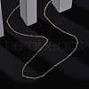 Rack Plating Brass Satellite Chain Necklaces for Women NJEW-A035-01G-3