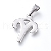 Non-Tarnish 304 Stainless Steel Pendants STAS-L210-06C-P-01-1