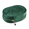Italian Velvet Double Layers Jewelry Set Storage Zipper Boxes CON-G023-10E-2