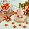 SUNNYCLUE 32Pcs All Kinds of Sports Balls Silicone Beads SIL-SC0001-81B-4