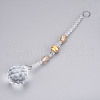 Faceted Crystal Glass Ball Chandelier Suncatchers Prisms AJEW-G025-A03-1