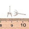 304 Stainless Steel Stud Earring Findings STAS-B091-02A-05P-3