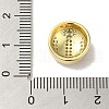 Rack Plating Brass Micro Pave Cubic Zirconia Beads KK-P272-02G-3