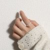 Oval Natural Freshwater Pearl Rings for Women WGE4334-01-2