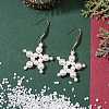 Star Shell Pearl Dangle Earrings EJEW-TA00493-2