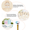  Wood Cabochons WOOD-NB0001-70-5