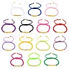 Polyester Cord Braided Bead Bracelets for Women BJEW-L698-01G-2