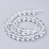 Natural Quartz Crystal Beads Strands X-G-C175-6mm-2-2