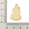 Christmas Kitty Alloy Enamel Pendants ENAM-I060-02D-3