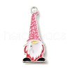Breast Cancer Pink Awareness Ribbon Theme Alloy Enamel Pendants ENAM-C026-01C-S-1
