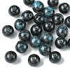 25Pcs Round Imitation Cat Eye Resin Beads RESI-FS0001-65G-2