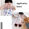 Biyun 4Pcs 4 Colors Eyeglasses Chains AJEW-BY0001-03-6