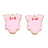 Rack Plating Alloy Enamel Pendants ENAM-N056-391A-01KCG-1