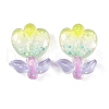 Transparent Epoxy Resin Flower Decoden Cabochons CRES-M034-01C-1