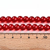 Baking Paint Transparent Glass Beads Strands DGLA-N006-8mm-10-4