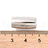 Tarnish Resistant 304 Stainless Steel Magnetic Clasps with Glue-in Ends STAS-K006-15C-3
