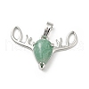 Natural & Synthetic Mixed Gemstone Pendants G-G871-03P-3