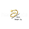Simple Fashion Stainless Steel Cross Cuff Open Rings HO1110-1-1