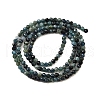 Natural Blue Tourmaline Beads Strands G-G259-D10-2mm-3