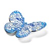 Printed Opaque Acrylic Beads MACR-R004-02-3